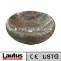 NR4214DE Round marble wash basin sink garden sink